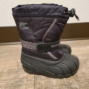 Sorel Kids Boys Black Winter Boots